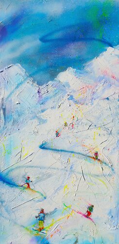 Neuschnee #2 I Fresh Snow #2 by Alexandra Hiltl, Painting for Sale on Singulart