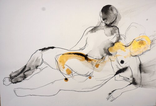 Nude #15 by Alexandra Hiltl, Work on Paper for Sale on Singulart