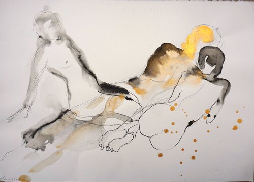 Nude #16 by Alexandra Hiltl, 종이 for Sale on Singulart