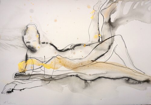 Nude #17 by Alexandra Hiltl, Work on Paper for Sale on Singulart