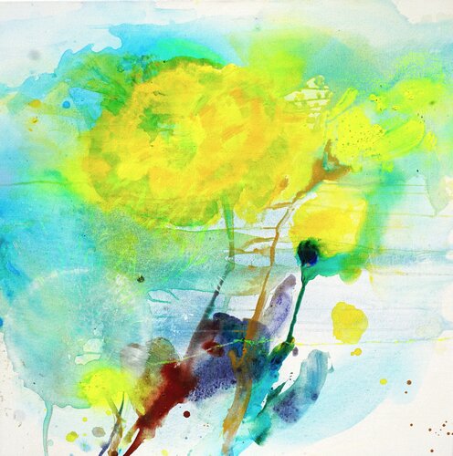 Löwenzahn 4 I Dandelion 4 van Alexandra Hiltl, Schilderij te koop op Singulart