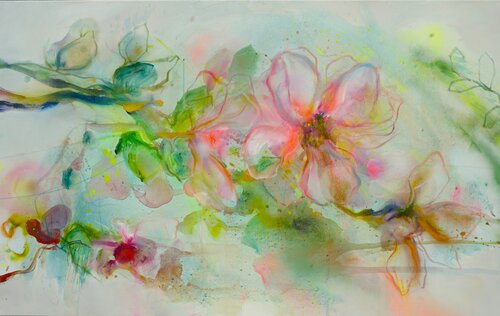 Große Magnolie by Alexandra Hiltl, Painting for Sale on Singulart