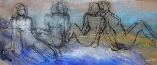 Bad in den Wellen I Bath in the Waves Alexandra Hiltl