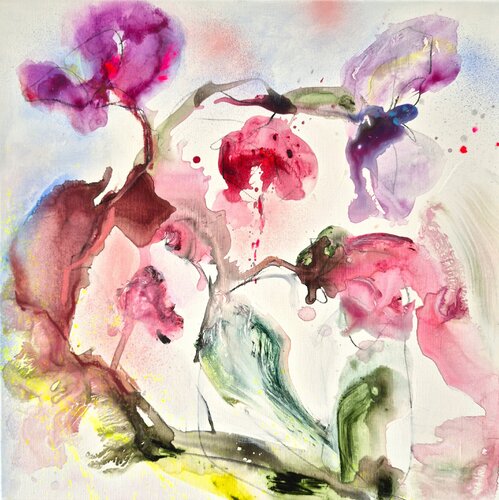 Kleine blaue Orchidee 3 Alexandra Hiltl
