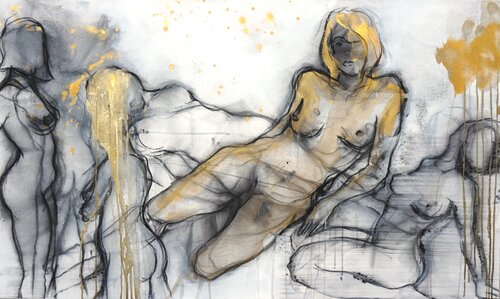Aphrodite van Alexandra Hiltl, Schilderij te koop op Singulart