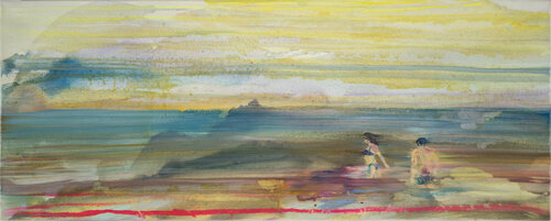 Bad am Abend di Alexandra Hiltl, Pittura in vendita su Singulart