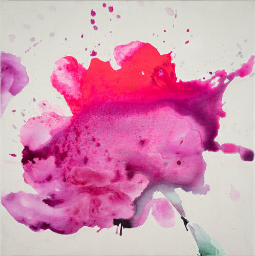 Kleine Pfingstrose 1 I Little Peony 1 by Alexandra Hiltl, Painting for Sale on Singulart