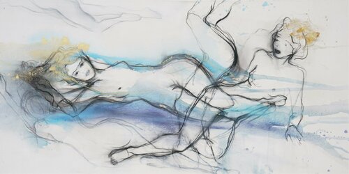 Nereiden van Alexandra Hiltl, Schilderij te koop op Singulart