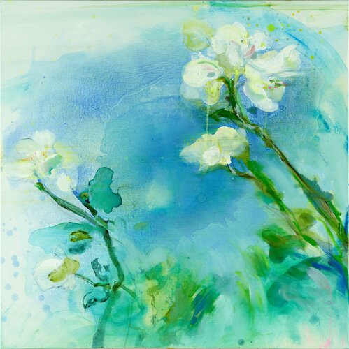 Apfelblüte van Alexandra Hiltl, Schilderij te koop op Singulart