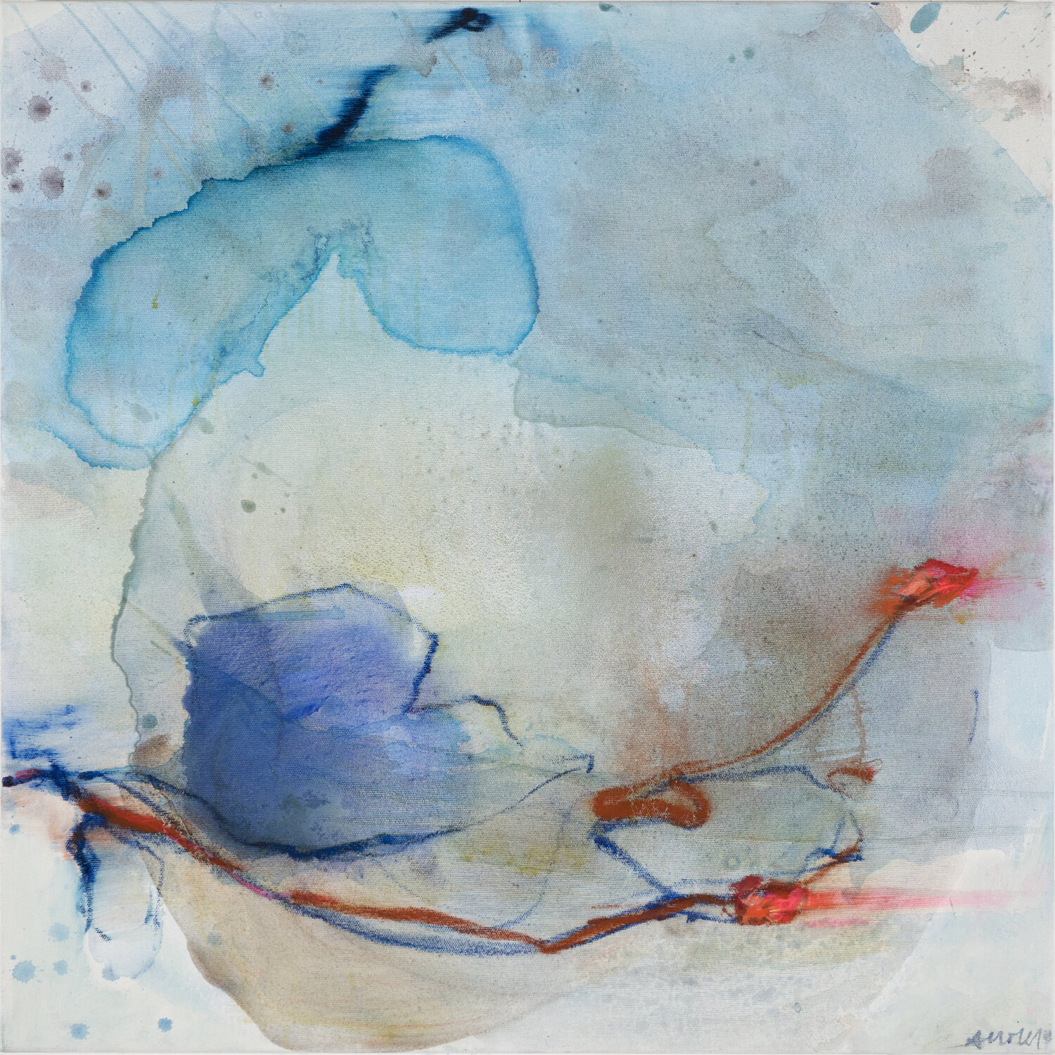 Seerosen 3 I Water Lilies 3 Alexandra Hiltl Originalgemälde zu verkaufen