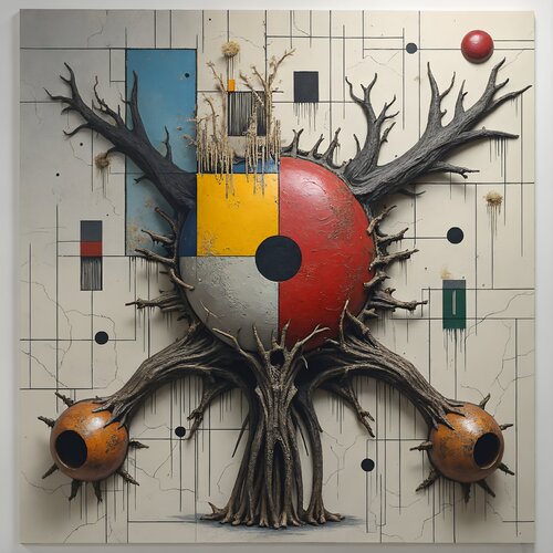 The Myth of Roots and Spheres by Dan Obana, Print for Sale on Singulart