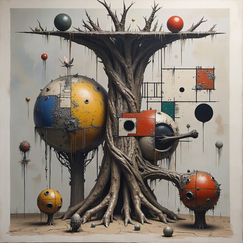 The Labyrinth of Roots di Dan Obana, Stampa in vendita su Singulart