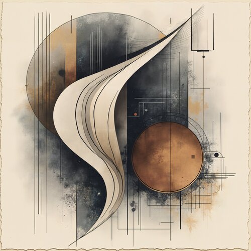 Orbits of Silence van Dan Obana, Afdruk te koop op Singulart