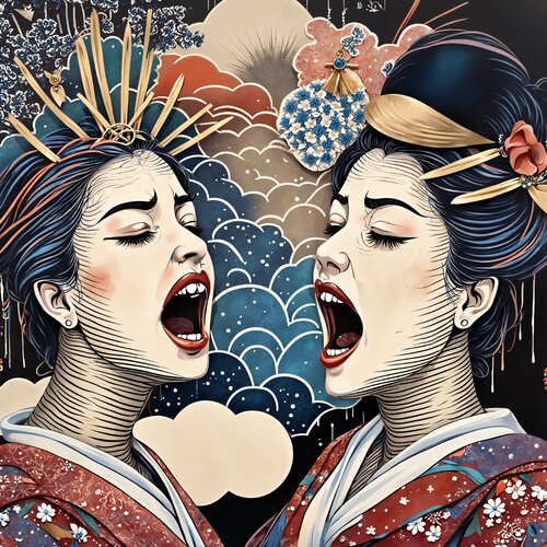 Crumbling Whispers di Dan Obana, Stampa in vendita su Singulart