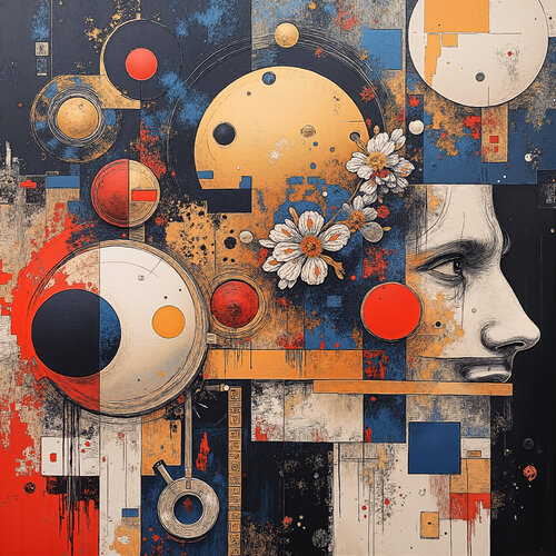 Flowers of the Inner Cosmos di Dan Obana, Stampa in vendita su Singulart