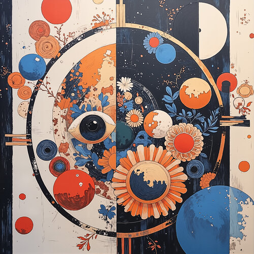 River of Symbols by Dan Obana, Print for Sale on Singulart