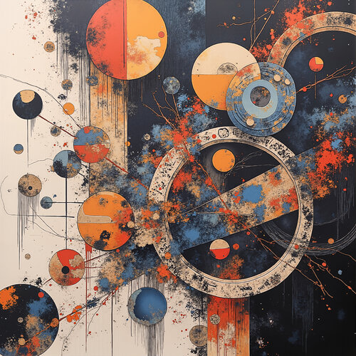 Leaping Particles par Dan Obana, Édition en vente sur Singulart