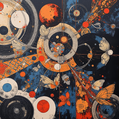 Labyrinth of Fluttering Particles par Dan Obana, Édition en vente sur Singulart