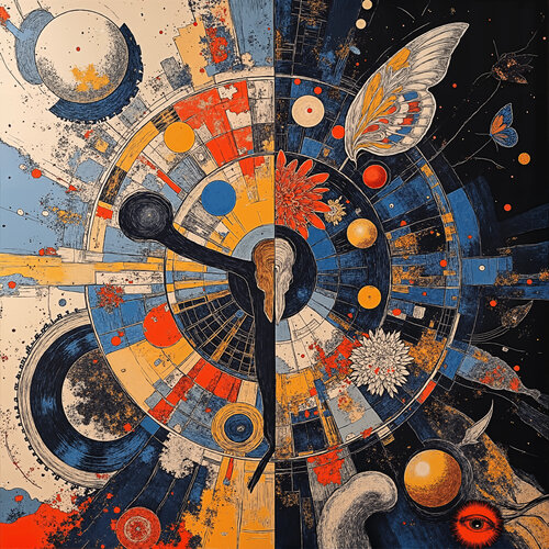 Observer of Dual Time par Dan Obana, Édition en vente sur Singulart