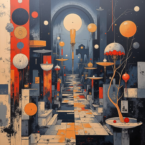 Floating Chapel and Perceptual Grove von Dan Obana, Druck kaufen auf Singulart