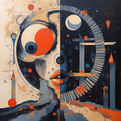 Symmetric Dream-Face of the Rift and the Mask von Dan Obana, Druck kaufen auf Singulart