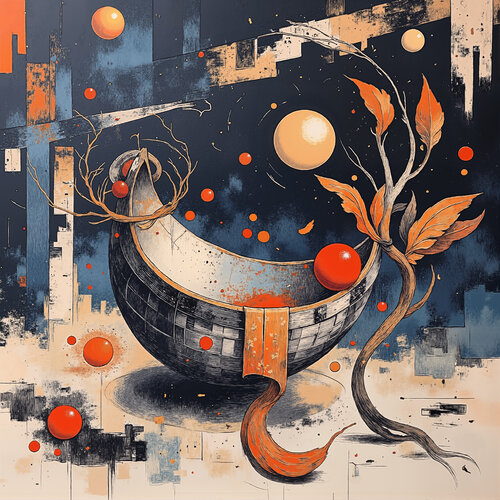 Vessel and the Rift of Sprouting von Dan Obana, Druck kaufen auf Singulart