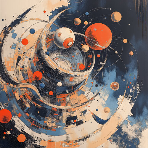 Vortex and the Record of Silence von Dan Obana, Druck kaufen auf Singulart