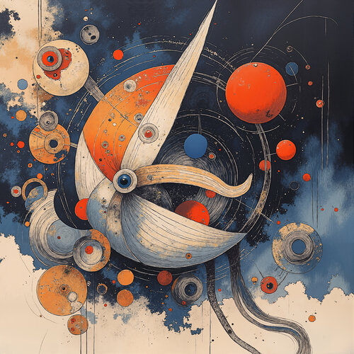 Compressed Symbolic Cross-section of the Dream Realm von Dan Obana, Druck kaufen auf Singulart