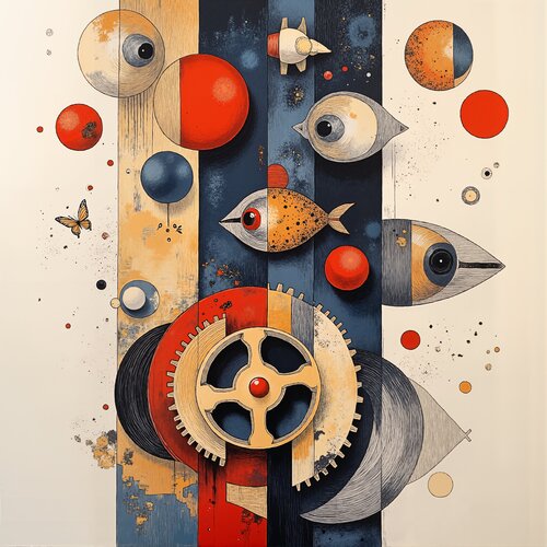 Stirring of the Fantastical Biosphere von Dan Obana, Druck kaufen auf Singulart