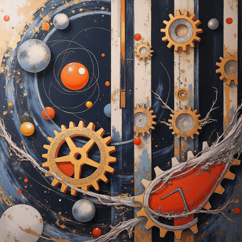 Displaced Celestial Spheres von Dan Obana, Druck kaufen auf Singulart