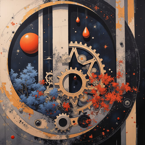 Lifeblood of the Gear Garden di Dan Obana, Stampa in vendita su Singulart
