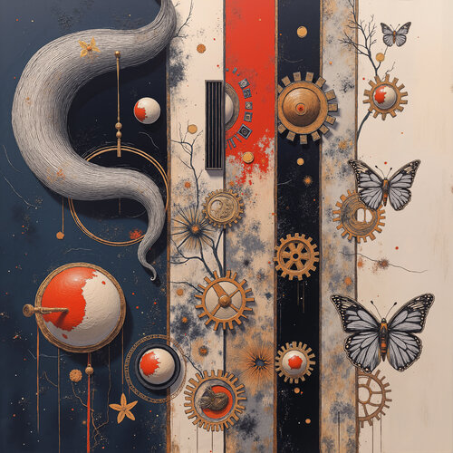 Ritual of Gears and Wings di Dan Obana, Stampa in vendita su Singulart