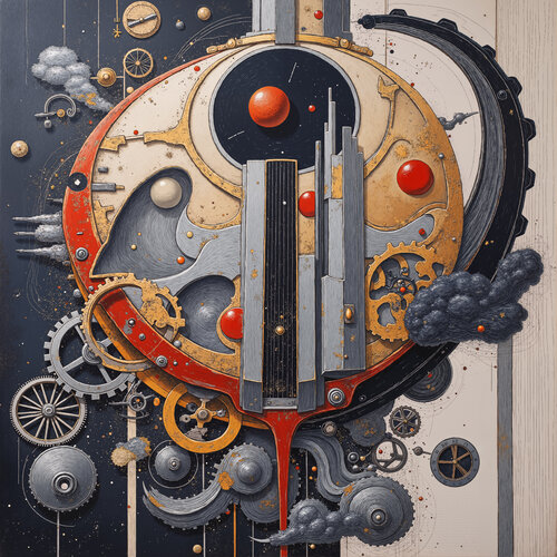 The Sealed Mechanism of Planets by Dan Obana, Print for Sale on Singulart