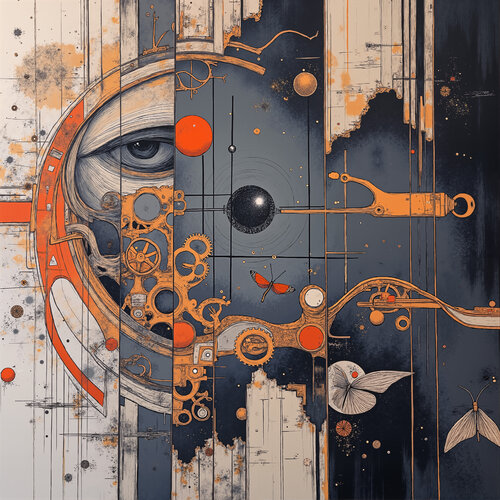 Nexus of Sensory Machinery von Dan Obana, Druck kaufen auf Singulart