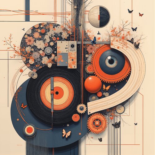 Stellar Rings of the Recording Tree von Dan Obana, Druck kaufen auf Singulart