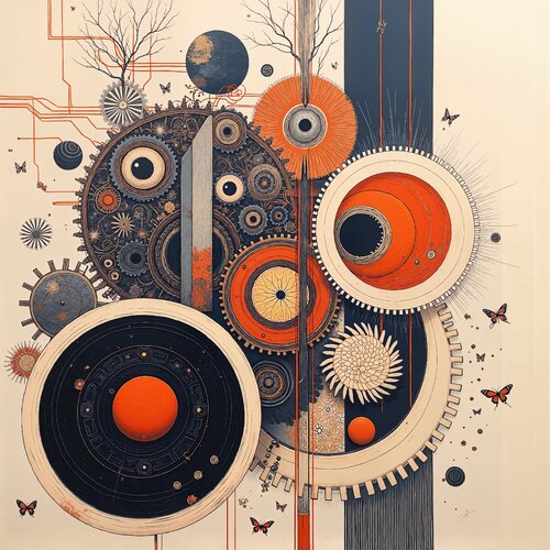 Stellarglobe of Blooming Rotation von Dan Obana, Druck kaufen auf Singulart