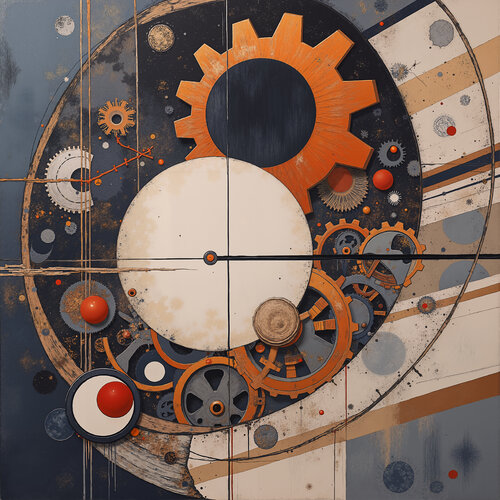 Gear Structure of Intersecting Orbits von Dan Obana, Druck kaufen auf Singulart