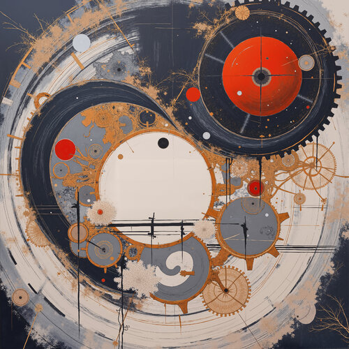 Dipole of Temporal Vortex von Dan Obana, Druck kaufen auf Singulart