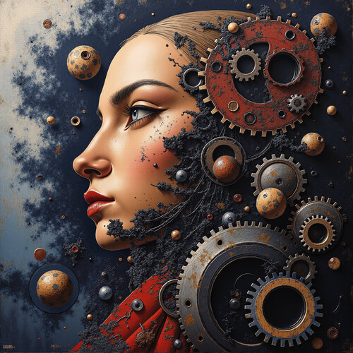 Echo of the Rusted Star by Dan Obana, Print for Sale on Singulart