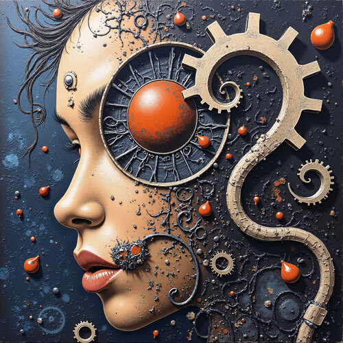 Spiral Tears and the Altar of Perception von Dan Obana, Druck kaufen auf Singulart