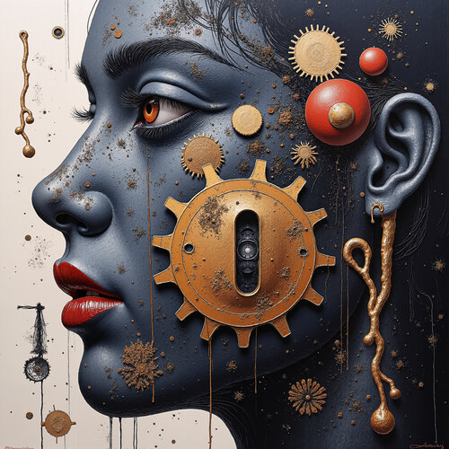The Silent Keyhole Deity von Dan Obana, Druck kaufen auf Singulart