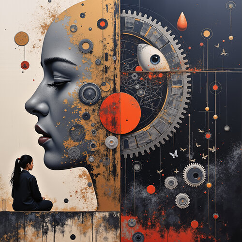 The Silent Observer and the Contours of a Vision von Dan Obana, Druck kaufen auf Singulart