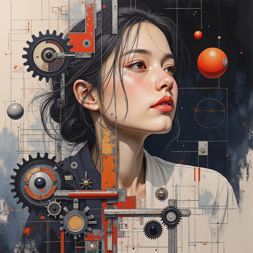 Memory in the Gears by Dan Obana, Print for Sale on Singulart