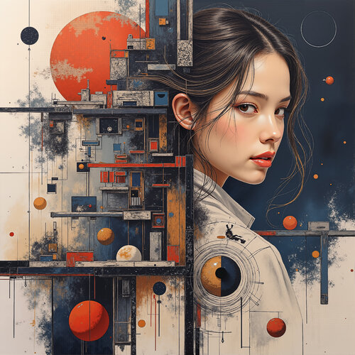 Gaze of the Orbits von Dan Obana, Druck kaufen auf Singulart