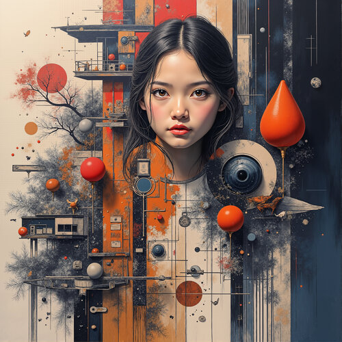 The Garden of Translucent Gazes von Dan Obana, Druck kaufen auf Singulart