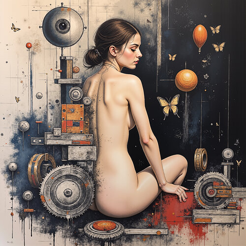 Poem of Silent Mechanisms par Dan Obana, Édition en vente sur Singulart