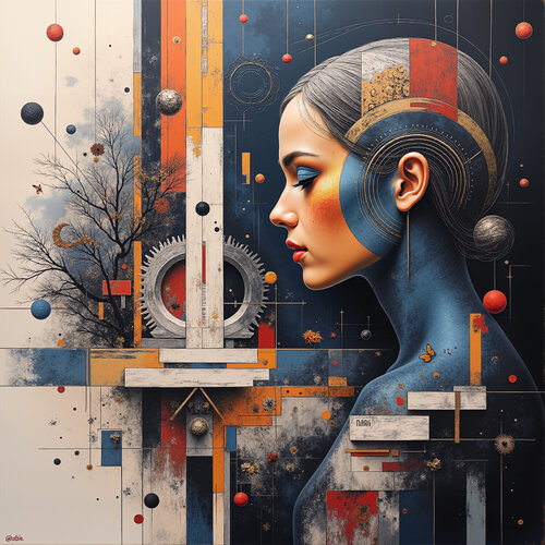 Memory of the Celestial Rings di Dan Obana, Stampa in vendita su Singulart
