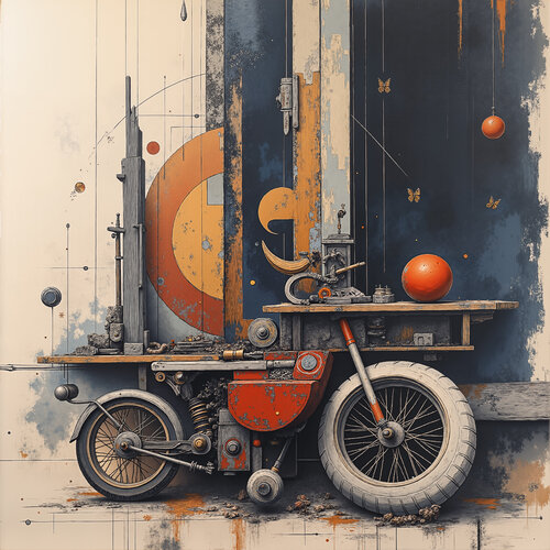 The Mechanical Bird of Silence von Dan Obana, Druck kaufen auf Singulart