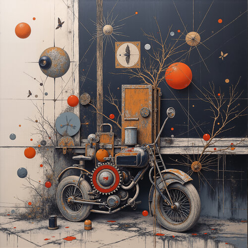 Beneath the Red Planet von Dan Obana, Druck kaufen auf Singulart