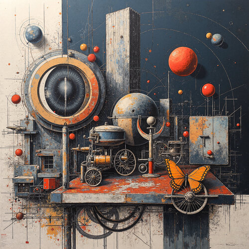 The Great Lens of Forgotten Cities von Dan Obana, Druck kaufen auf Singulart
